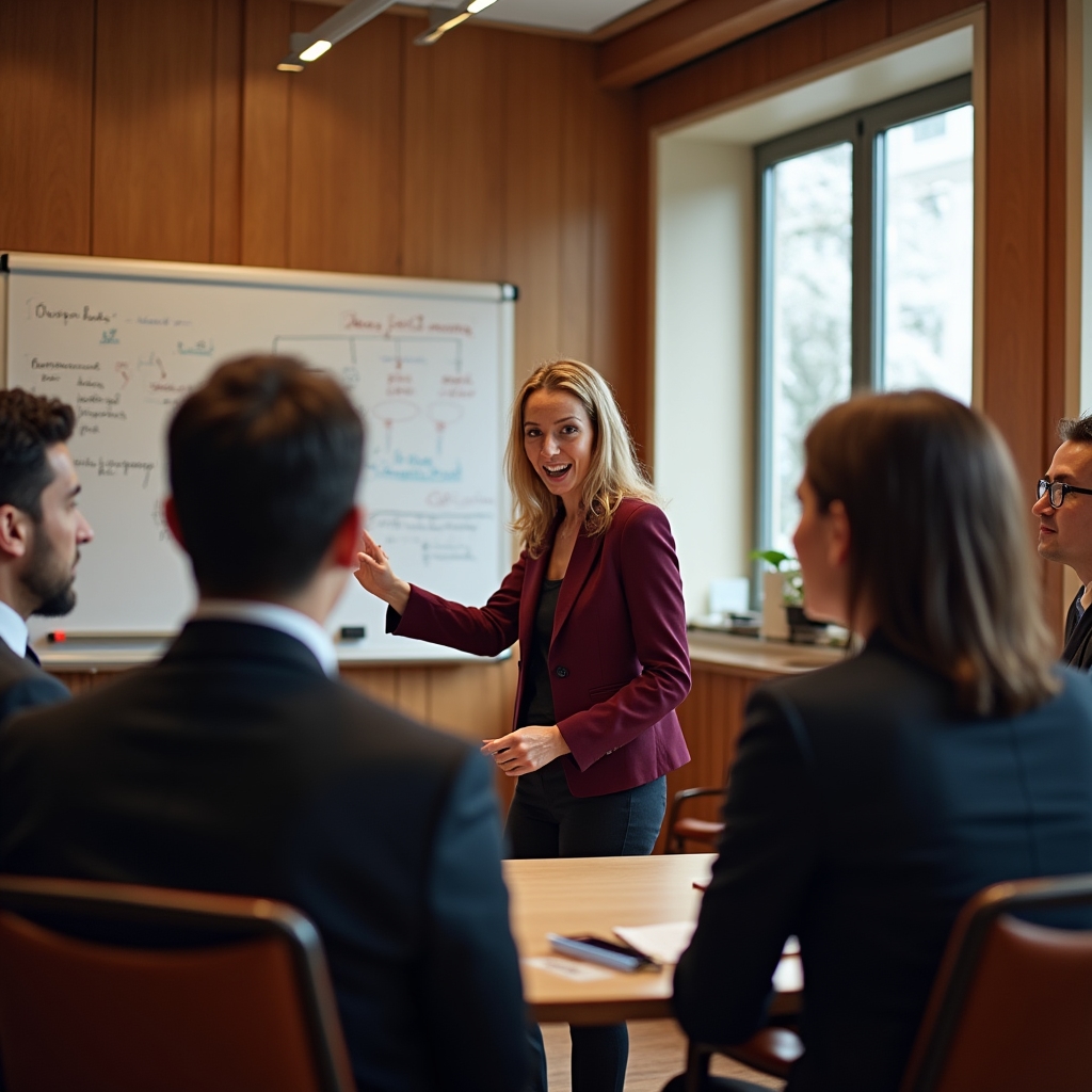 Vispante educational workshop session with participants engaged in discussion